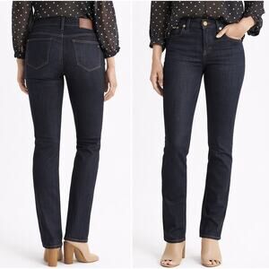 NEW Madewell Alley Straight Jeans Dark Wash Size 24 Classic Stretch Denim